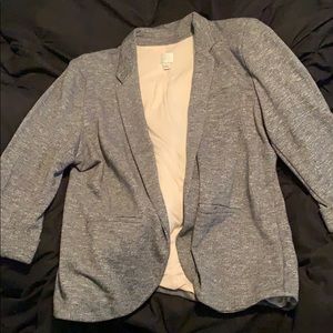 Gray Jersey  Material Blazer